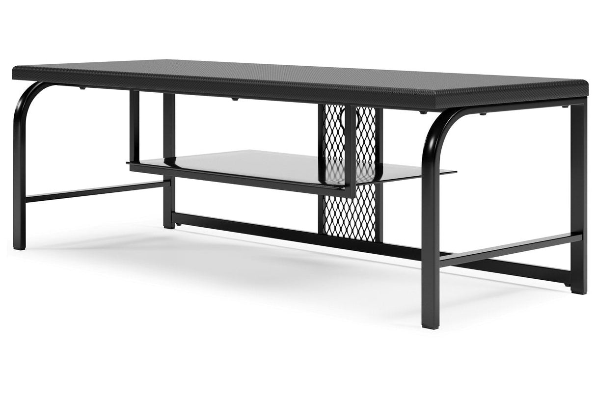 Lynxtyn Black 48" TV Stand by Ashley at Eve Furniture
