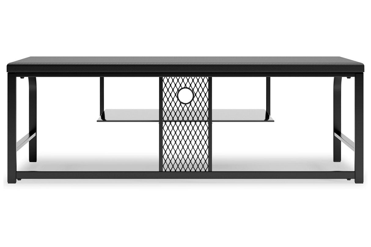 Lynxtyn Black 48" TV Stand by Ashley at Eve Furniture
