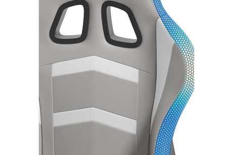 Lynxtyn White/Gray Home Office Desk Chair by Ashley at Eve Furniture