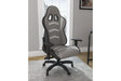 Lynxtyn White/Gray Home Office Desk Chair by Ashley at Eve Furniture