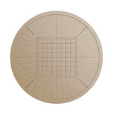 Lyon Black/Natural/Brown Game Table by Furniture of America at Eve Furniture
