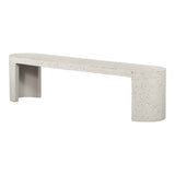 Lyon Light Grey Outdoor Bench by Moe's Home at Eve Furniture
