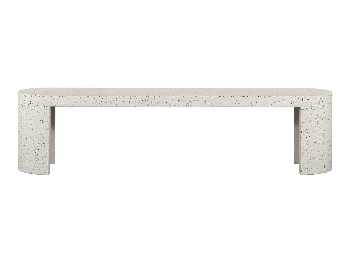 Lyon Light Grey Outdoor Bench by Moe's Home at Eve Furniture