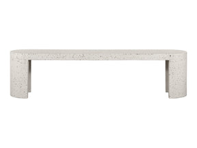Lyon Light Grey Outdoor Bench by Moe's Home at Eve Furniture