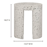 Lyon Light Grey Outdoor Stool by Moe's Home at Eve Furniture
