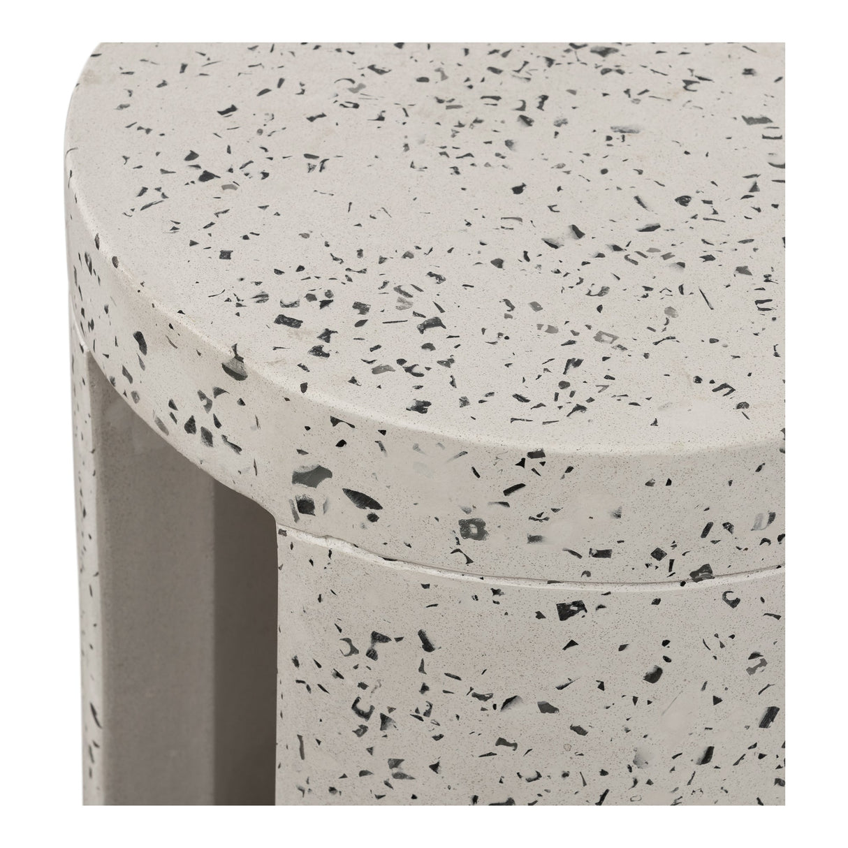 Lyon Light Grey Outdoor Stool by Moe's Home at Eve Furniture