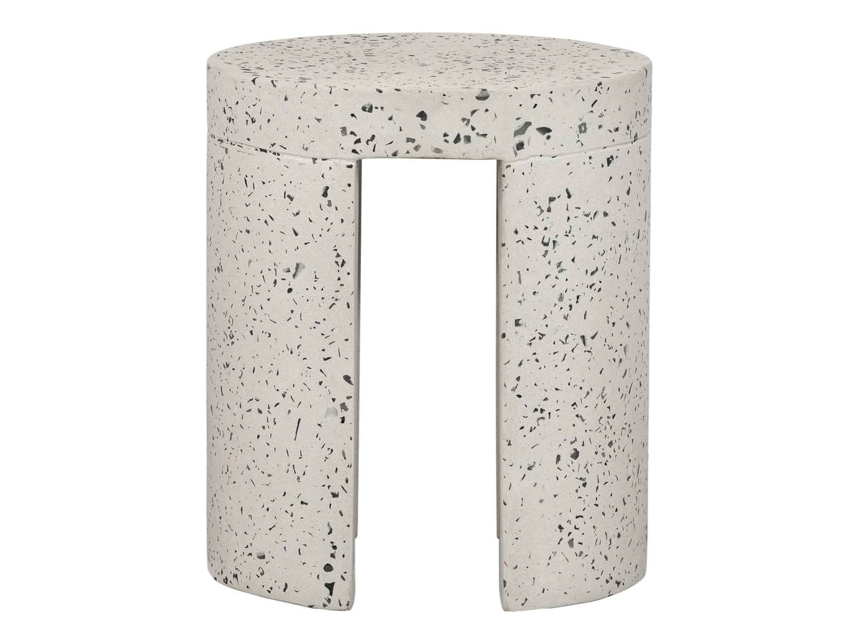 Lyon Light Grey Outdoor Stool
