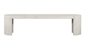 Lyon Outdoor Bench Light Grey by Moe's Home at Eve Furniture