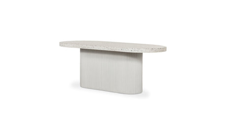 Lyon Outdoor Dining Table White Terrazzo by Moe's Home at Eve Furniture