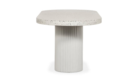 Lyon Outdoor Dining Table White Terrazzo by Moe's Home at Eve Furniture