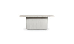 Lyon Outdoor Dining Table White Terrazzo by Moe's Home at Eve Furniture