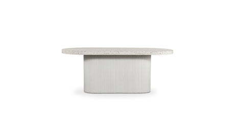 Lyon Outdoor Dining Table White Terrazzo by Moe's Home at Eve Furniture
