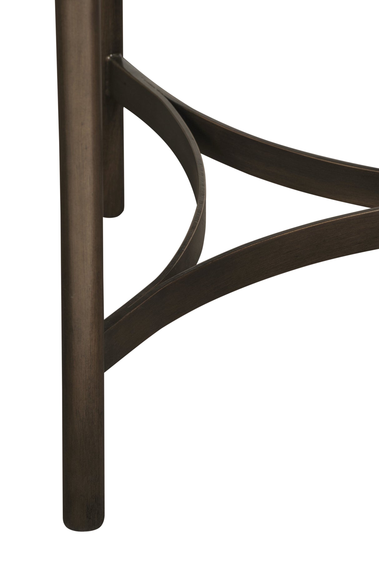 Lyon Round Natural Concrete and Metal Side Table by Modus Furniture at Eve Furniture