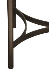 Lyon Round Natural Concrete and Metal Side Table by Modus Furniture at Eve Furniture