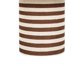 Lyra 30" Natural Striped Cotton Jute Designer Coffee Table by TOV Furniture at Eve Furniture
