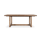 Lyra 86"-110" Extendable Dining Table - Smoke Brown by Classic Home at Eve Furniture