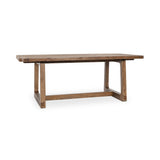 Lyra 86"-110" Extendable Dining Table - Smoke Brown by Classic Home at Eve Furniture