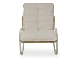 Lyra Beige Outdoor Rocking Chair