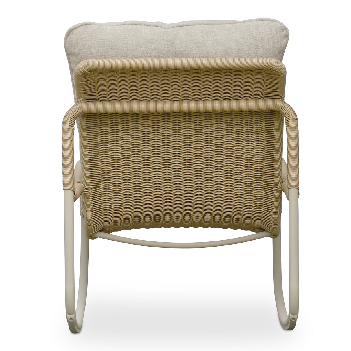 Lyra Beige Outdoor Rocking Chair by Moe's Home at Eve Furniture