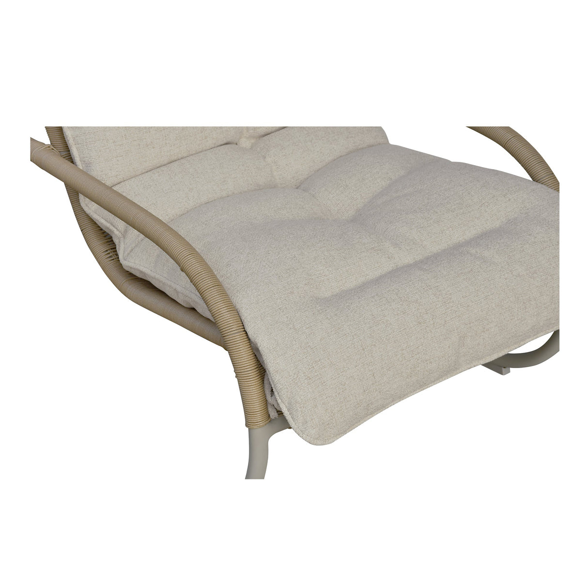 Lyra Beige Outdoor Rocking Chair by Moe's Home at Eve Furniture