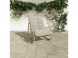 Lyra Beige Outdoor Rocking Chair
