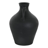Lyra Black Terracotta Vase by MOES at Eve Furniture