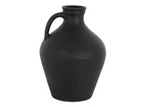 Lyra Black Terracotta Vase by MOES at Eve Furniture