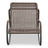Lyra Brown Outdoor Rocking Chair by Moe's Home at Eve Furniture