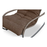 Lyra Brown Outdoor Rocking Chair by Moe's Home at Eve Furniture