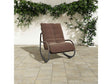 Lyra Brown Outdoor Rocking Chair by Moe's Home at Eve Furniture