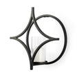 Lyra I Black Wall Candle Holder by Mercana at Eve Furniture