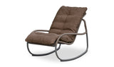Lyra Outdoor Rocking Chair Brown by Moe's Home at Eve Furniture