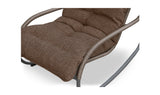 Lyra Outdoor Rocking Chair Brown by Moe's Home at Eve Furniture