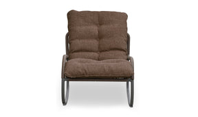Lyra Outdoor Rocking Chair Brown by Moe's Home at Eve Furniture