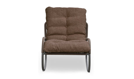 Lyra Outdoor Rocking Chair Brown by Moe's Home at Eve Furniture