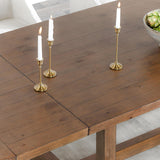 Lyra Smoke Brown Ext Dining Table by Classic Home at Eve Furniture