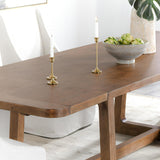 Lyra Smoke Brown Ext Dining Table by Classic Home at Eve Furniture