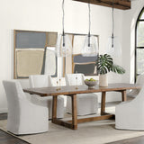 Lyra Smoke Brown Ext Dining Table by Classic Home at Eve Furniture