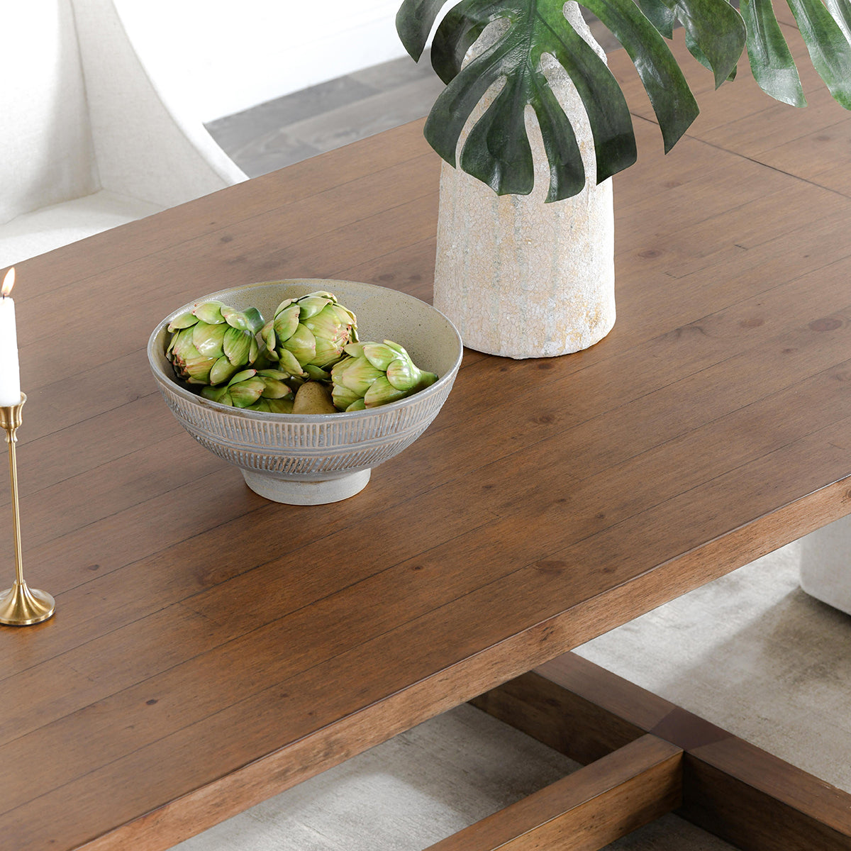 Lyra Smoke Brown Ext Dining Table by Classic Home at Eve Furniture