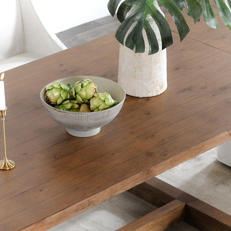 Lyra Smoke Brown Ext Dining Table by Classic Home at Eve Furniture