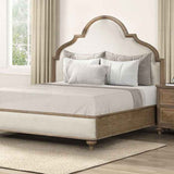 Lyris Rustic Oak 4-Piece Queen Bedroom Set by Furniture of America at Eve Furniture