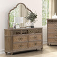 Lyris Rustic Oak Dresser by Furniture of America at Eve Furniture