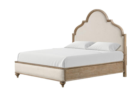 Lyris Rustic Oak King Bed by Furniture of America at Eve Furniture