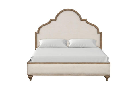 Lyris Rustic Oak King Bed by Furniture of America at Eve Furniture