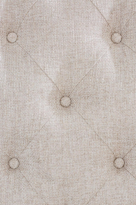 Lysandra Rustic Natural Tone/Beige Upholstered Queen Sleigh Bed by Furniture of America at Eve Furniture