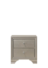 Lyssa Champagne Nightstand by Crown Mark at Eve Furniture