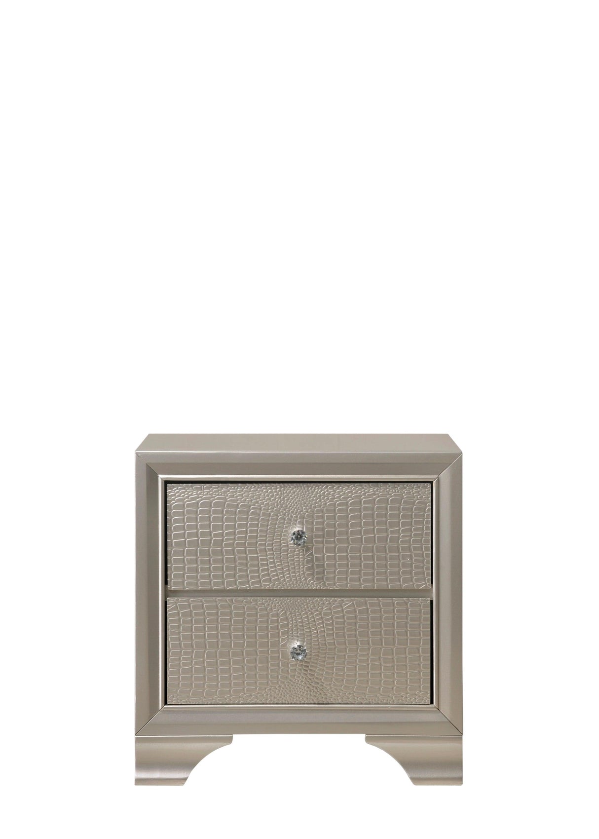 Lyssa Champagne Nightstand by Crown Mark at Eve Furniture