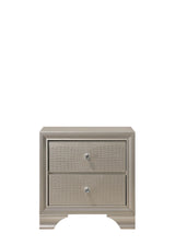 Lyssa Champagne Nightstand by Crown Mark at Eve Furniture