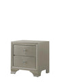 Lyssa Champagne Nightstand by Crown Mark at Eve Furniture