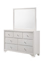 Lyssa Frost Bedroom Mirror (Mirror Only) by Crown Mark at Eve Furniture